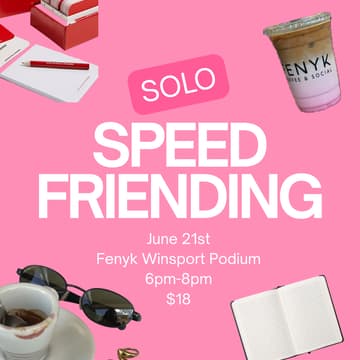 Cover Image for SOLO Speed Friending
