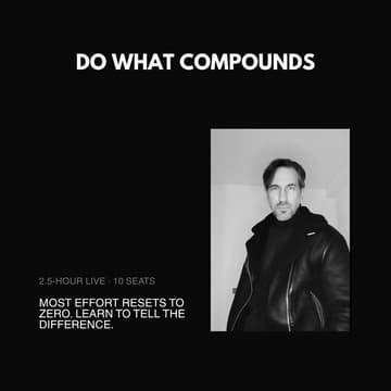 Cover Image for Live #4: Do What Compounds