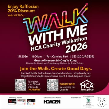 Cover Image for ❤️ RAFFLES WALK WITH HEART❤️