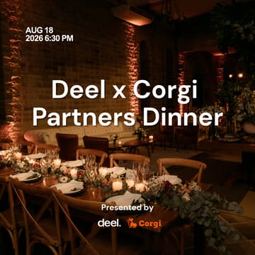 Cover Image for Deel x Corgi Partners Dinner