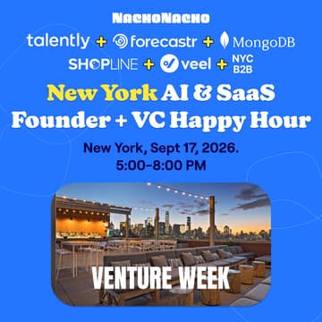 Cover Image for NachoThursday: NYC SaaS & AI Founder + Investor Rooftop Happy Hour