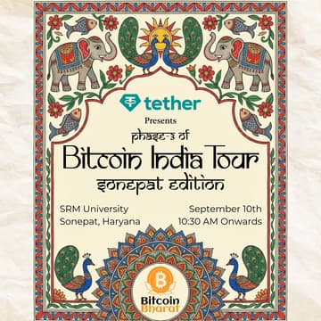 Cover Image for Bitcoin India Tour- Sonepat Edition
