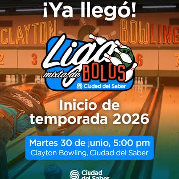 Cover Image for Liga Mixta de Bolos Ciudad del Saber 2026