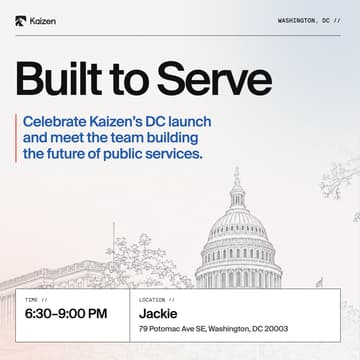 Cover Image for Built to Serve: Kaizen's DC Launch Party!