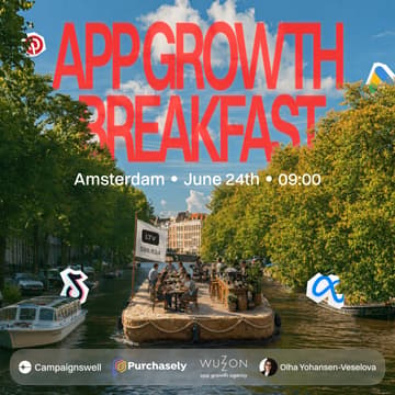 Cover Image for App Growth Breakfast @ Amsterdam