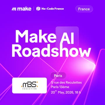 Cover Image for Paris [Make AI Roadshow x No-Code France]