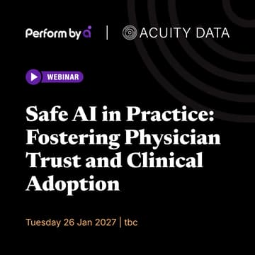 Cover Image for Safe AI in Practice: Fostering Physician Trust and Clinical Adoption