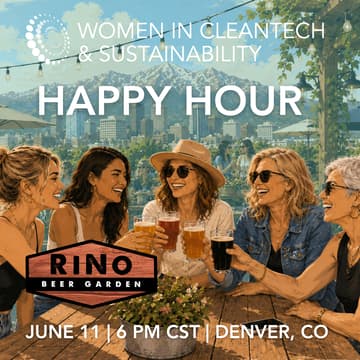 Cover Image for Women in Cleantech - RiNo Beer Garden Happy Hour