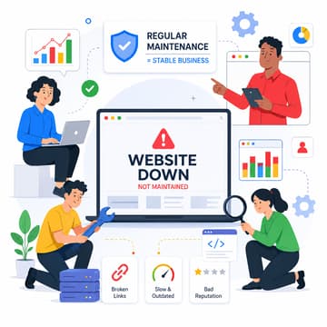 Cover Image for What Happens When Nobody Maintains Your Business Website ?