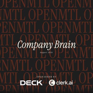 Cover Image for OpenMTL: How a Company Brain Works