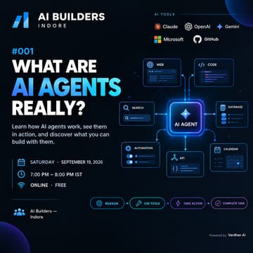 Cover Image for AI Builders #001 — What Are AI Agents Really?