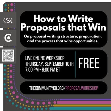 Cover Image for How to Write Proposals that Win: Free Workshop for Small Businesses and Nonprofits