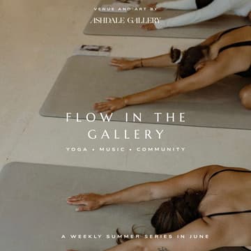 Cover Image for Flow in the Gallery: Yoga • Music. June 18th