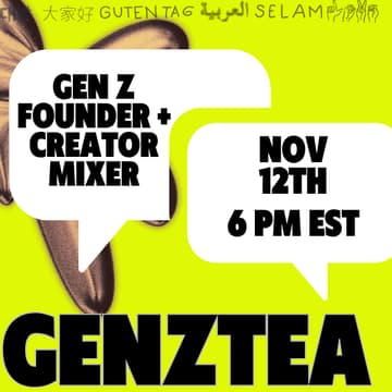 Cover Image for Gen Z NYC Founder & Creator Mixer
