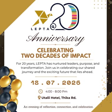 Cover Image for LEPTA 20TH ANNIVERSARY