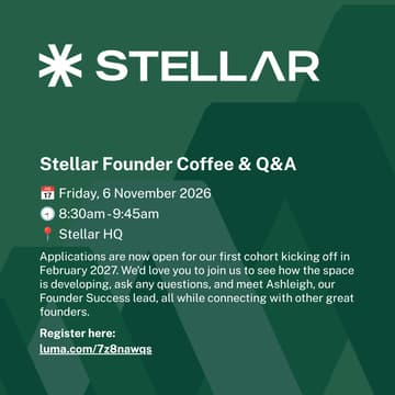 Cover Image for Stellar Founder Coffee & Q&A