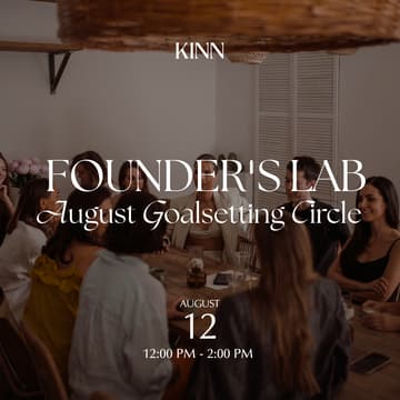 Cover Image for Founder's Lab: August Goalsetting Circle