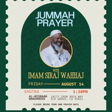 Cover Image for Jummah with Imam Siraj Wahhaj