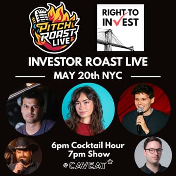 Cover Image for Investor Roast Live w/ Right To Invest