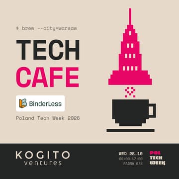 Cover Image for Clone Me If You Can - AI SaaS: co pozostanie przewagą konkurencyjną, gdy każdy potrafi zbudować aplikację? | BinderLess @ Kogito Tech Cafe
