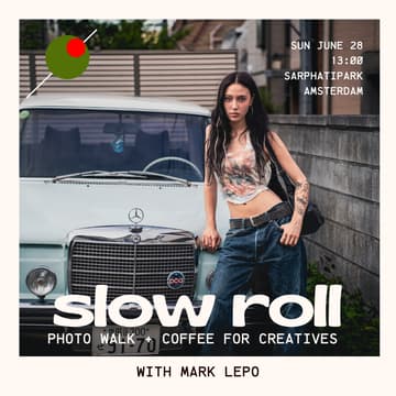 Cover Image for Slow Roll #3: Photo Walk + Coffee for Creatives with Mark Lepo