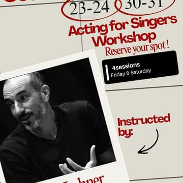 Cover Image for Acting for Singers with Luke Lehner