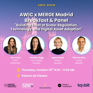 Cover Image for AWIC x MERGE Madrid: Breakfast, Panel & Networking