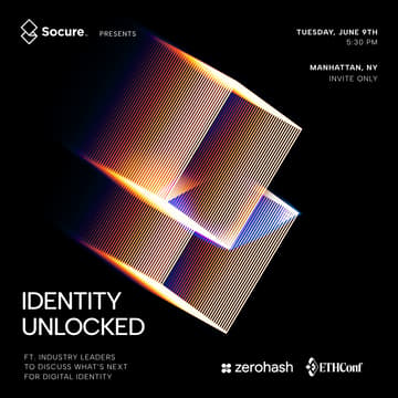 Cover Image for Identity Unlocked by Socure & zerohash | ETHConf 2026