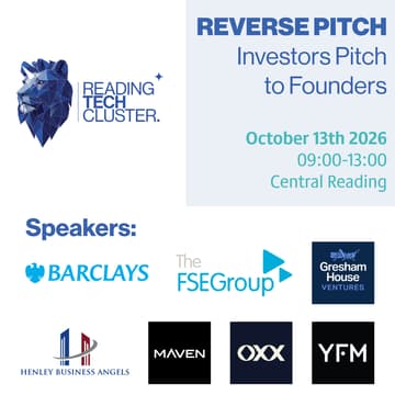 Cover Image for Reverse Pitch Event: Investors Pitch to Tech Founders