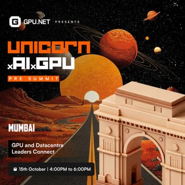 Cover Image for Unicorn X AI X GPU Net Pre Summit Mumbai - GPU and Datacentre Leaders Connect