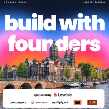 Cover Image for Founder Friday x Lovable