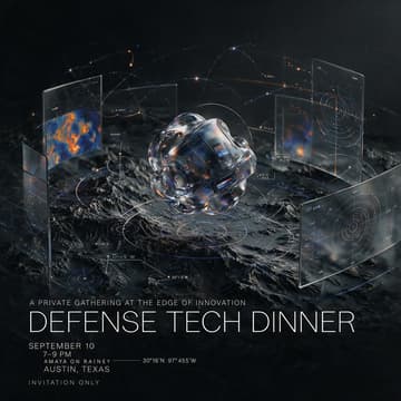 Cover Image for Defense Tech Dinner