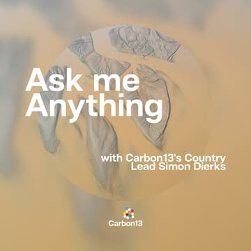 Cover Image for Weekly AMA - learn more about Carbon13's Venture Builder programme