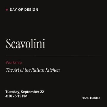 Cover Image for Scavolini: "The Art of the Italian Kitchen", Workshop