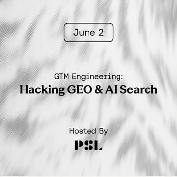 Cover Image for GTM Engineering: Hacking GEO & AI Search