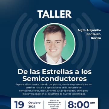 Cover Image for De las Estrellas a los Semiconductores: Fundamentos y Aplicaciones del Plasma