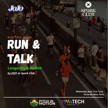 Cover Image for VivaTech Run & Talk #1 Longevity & Health with Jojo @ Spark Club