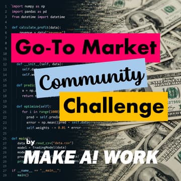 Cover Image for Go-To Market Community Challenge