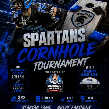 Cover Image for Colorado Spartans Cornhole Tournament & Tailgate