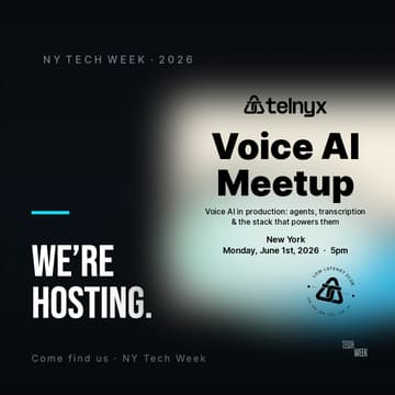 Cover Image for Low Latency Club Voice AI Meetup @NYC Tech Week