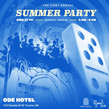 Cover Image for The Domino Club: Summer Party