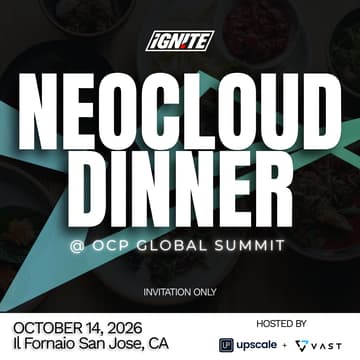 Cover Image for NEOCLOUD COUNCIL DINNER @ OCP