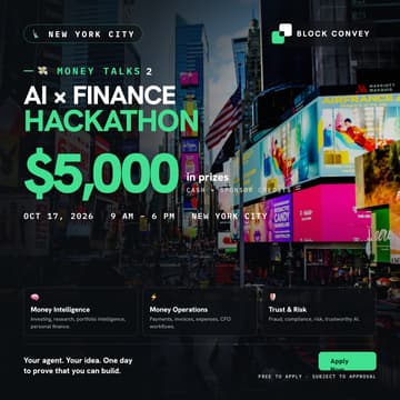 Cover Image for AI x Fintech Hackathon - Money Talks 2