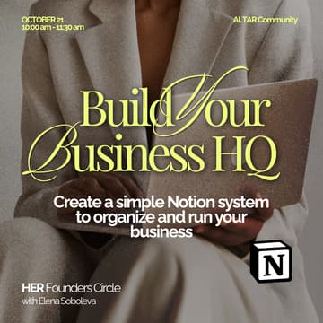 Cover Image for Build Your Business HQ in Notion