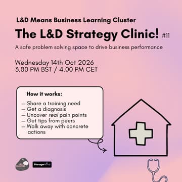 Cover Image for The L&D Strategy Clinic #11