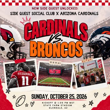 Cover Image for Cardinals vs. Broncos: Girls’ Game Day 🏈