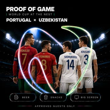 Cover Image for Portugal × Uzbekistan · World Cup at The Nest
