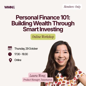 Cover Image for Personal Finance 101: Building Wealth Through Smart Investing (Online Session, WMN& Members Only)
