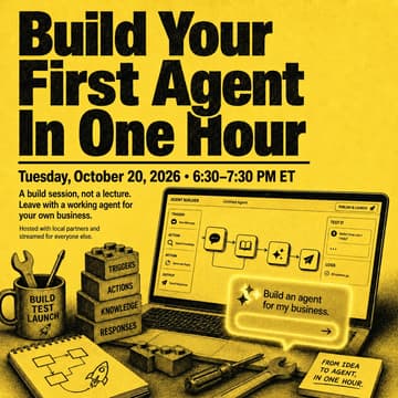 Cover Image for Build Your First Agent in One Hour