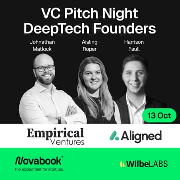 Cover Image for VC Pitch Night | DeepTech Founders with Empirical Ventures and Aligned Syndicate